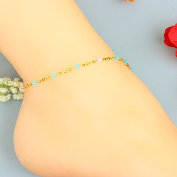 "Handmade Anklet – A Stylish Choice for Women, Thoughtful Gift Idea, EVCH1460 - Picture 6 of 10